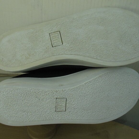 Frye Platform Sneakers Black Leather Women's Size 8.5 M - Picture 6 of 8